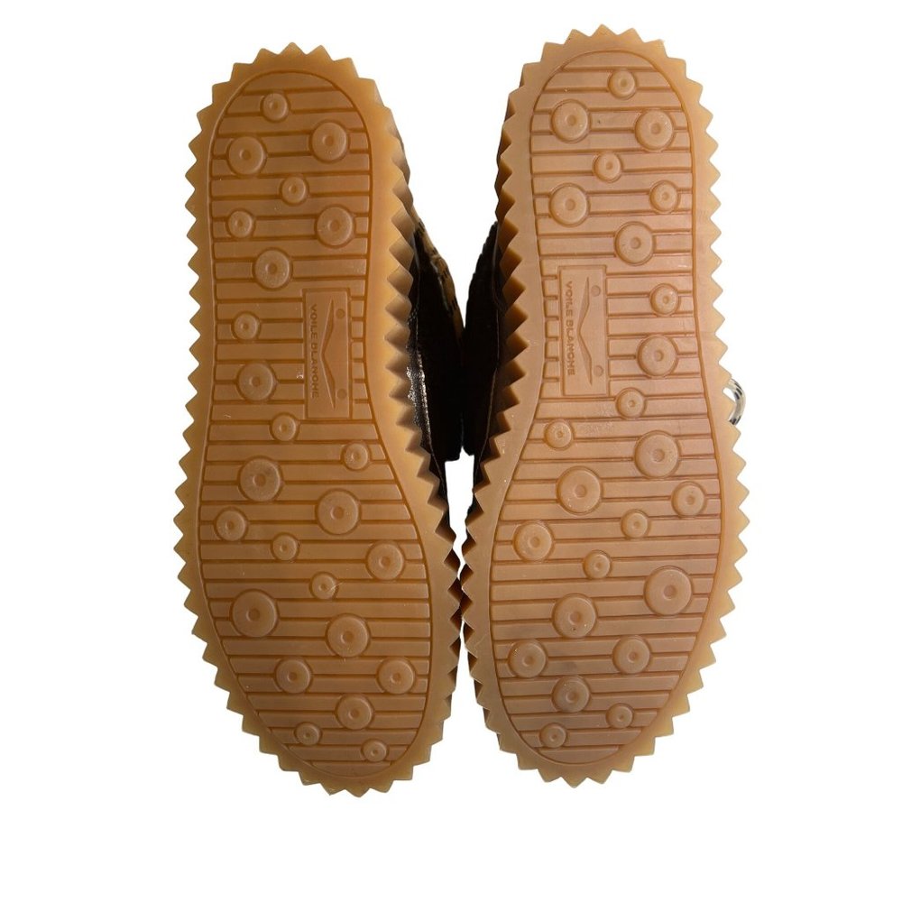 New Voile Blanche Eva Shearling Metallic Leather Womens Hiking Boots Black EU 40 - Picture 9 of 13